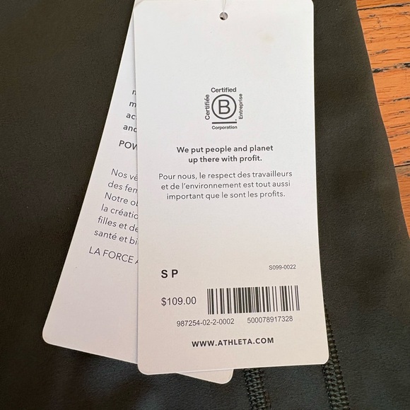 Athleta Ultimate Stash II Tight, Leggings, Pockets, Green, Army Olive, Small - Picture 6 of 9